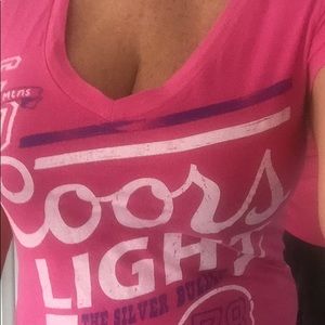 Coors Light Tee Pink